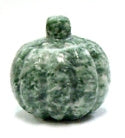 STONE PUMPKIN 1 1/2" IN SNAKE DRAGON JADE