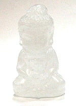 Clear Quartz 50mm Carved Buddha