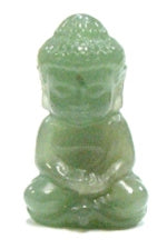 Green Aventurine 50mm Carved Buddha