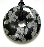Snowflake Obsidian 40mm Donut