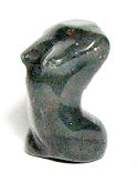 1.3" STONE GODDESS IN BLOODSTONE