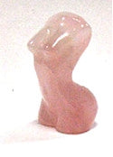 1.3" STONE GODDESS IN ROSE QUARZ