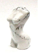 1.3" STONE GODDESS IN HOWLITE