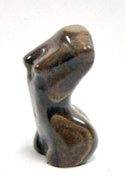 1.3" STONE GODDESS IN TIGER EYE