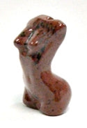 1.3" STONE GODDESS IN MAHOGANY OBSIDIAN