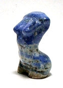 1.3" STONE GODDESS IN LAPIS LAZULI