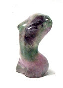 1.3" STONE GODDESS IN FLUORITE