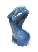 1.3" STONE GODDESS IN BLUE AVENTURINE