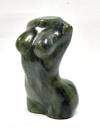 2" South China Jade Stone Goddess Carving