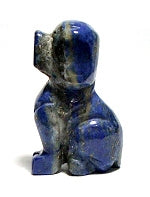 Lapis Lazuli 2" Carved Dog