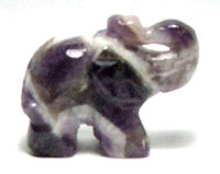 Amethyst Small Elephant 30x35mm