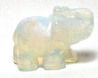 Opalite Small Elephant 30x35mm