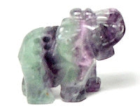 Fluorite Small Elephant 30x35mm