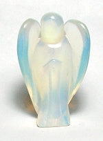 2" Opalite Stone Angel Carving
