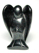 2" Onyx Stone Angel Carving