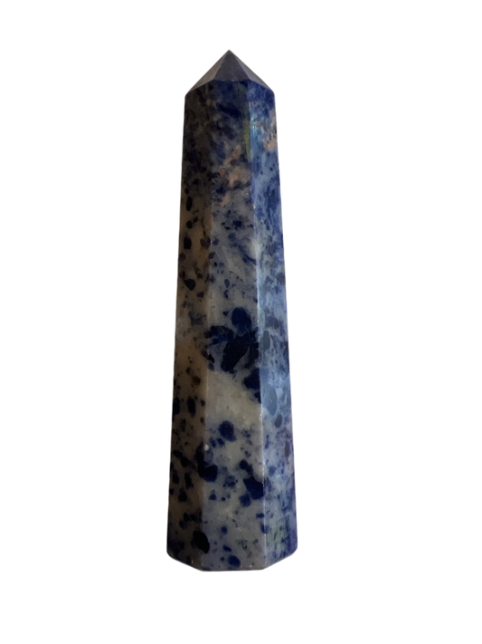 Sodalite Crystal Tower Tumbled