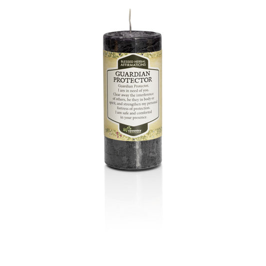Guardian Protector Blessed Herbal Affirmations Candle - Coventry Creations