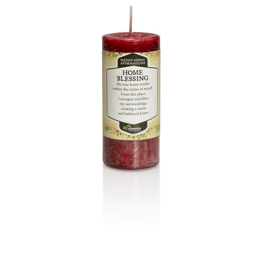 Home Blessing Blessed Herbal Affirmations Candle - Coventry Creations