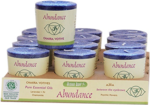 Abundance Chakra Votive Candle