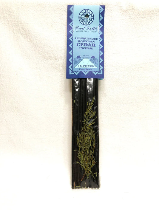 Albuquerque Mountain Cedar Pure Resin Incense 10 Sticks Per Pack