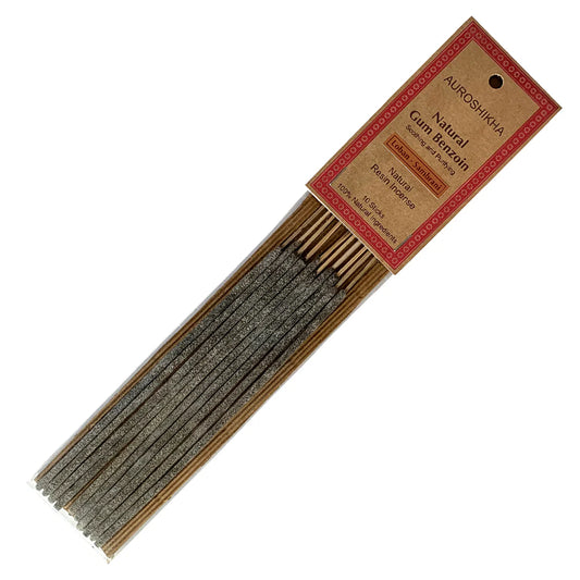 Auroshikha Gum Benzoin Natural Resin Incense Sticks (10)