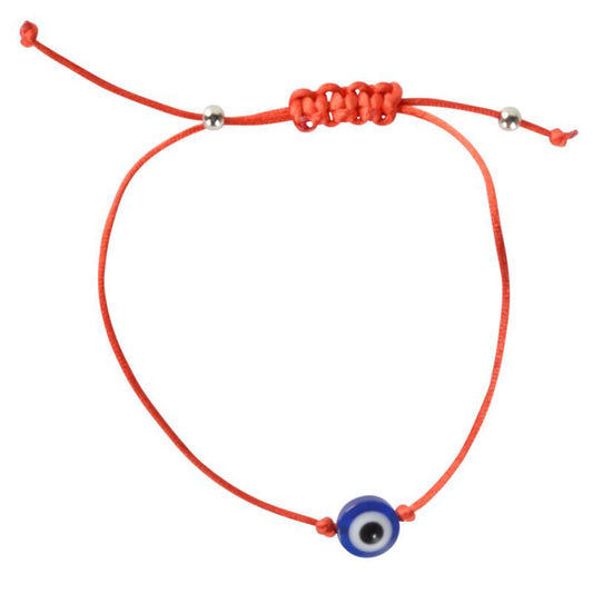 Evil Eye Bead Adjustable Red String Bracelet