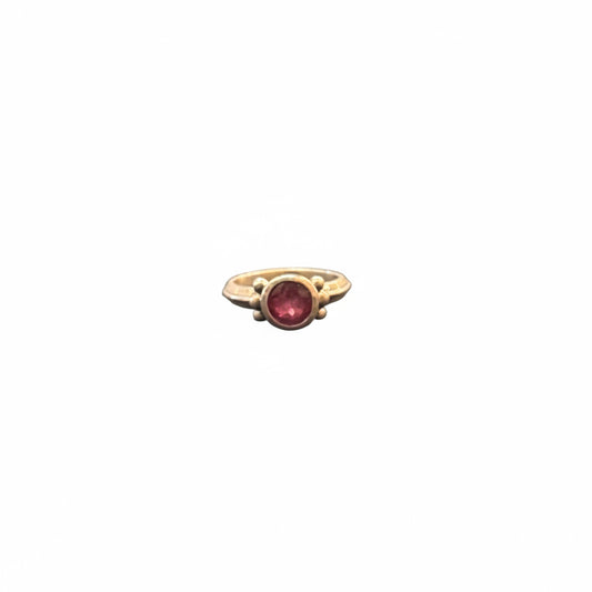 Pink Tourmaline .925 Silver Ring Size 6