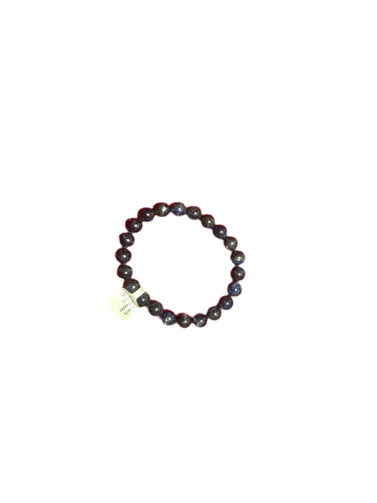 Blue Kyanite 8MM Beaded Bracelet