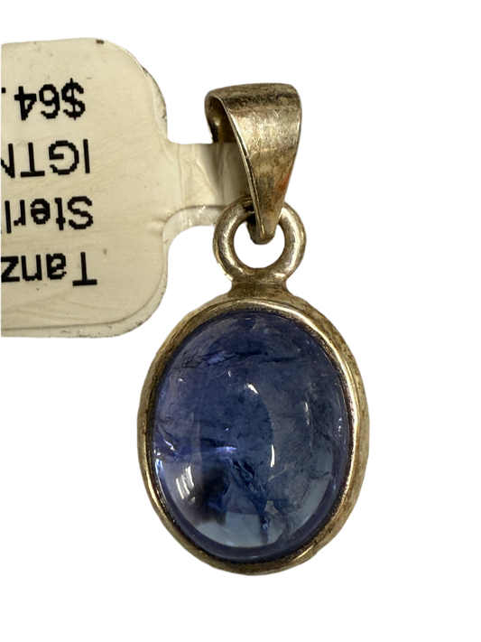Tanzanite Sterling Silver Pendant