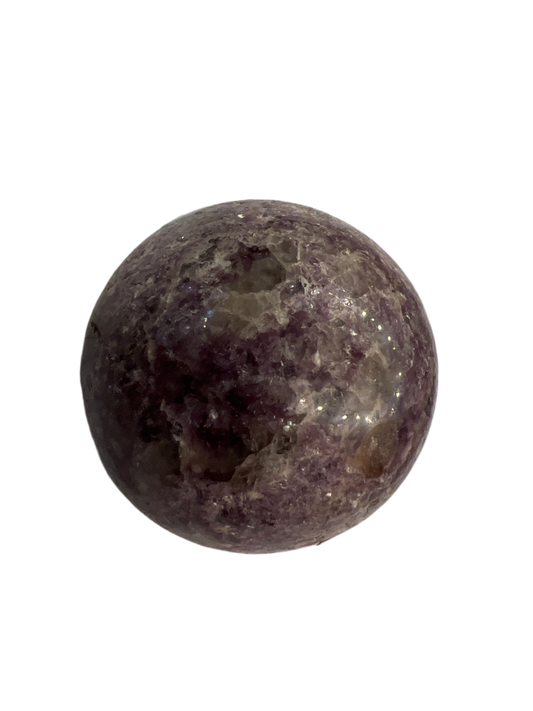 Natural Lepidolite Madagascar Crystal - Sphere Shape