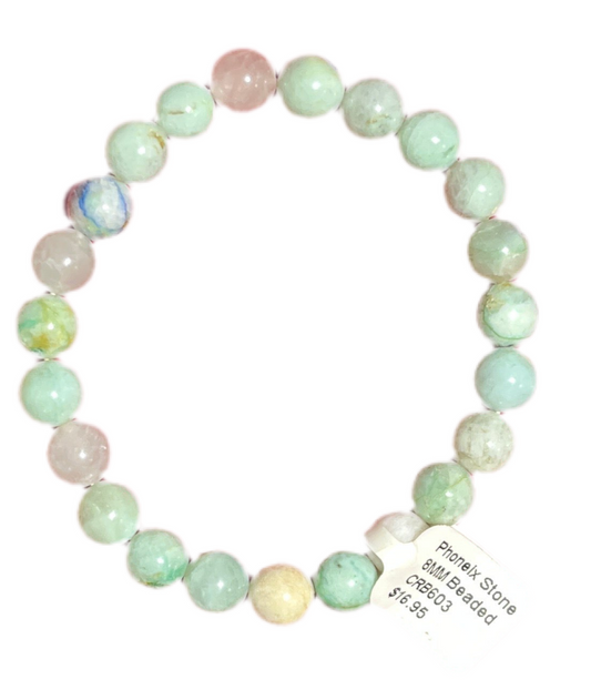 Phoneix Stone 8MM Beaded Bracelet