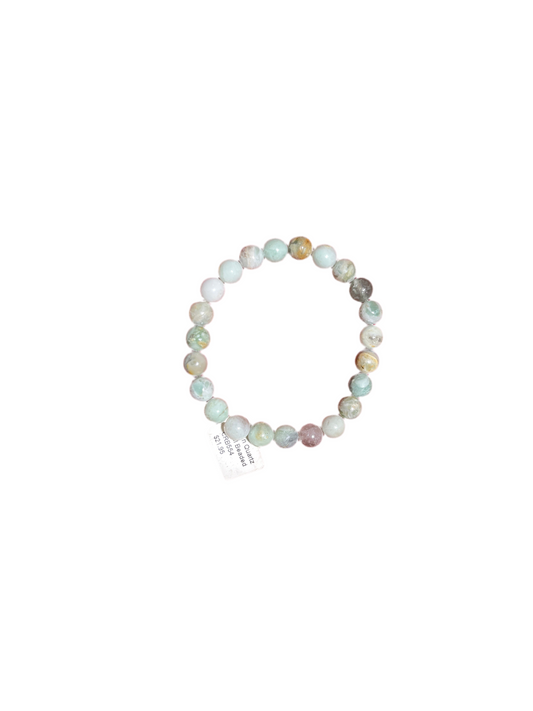Green Quartz 8MM Beaded Bracelet