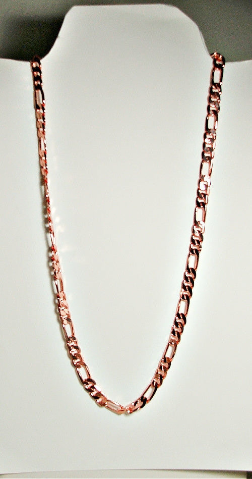 .999 Pure Copper Chain 7MM 22" 65 Grams Style 6