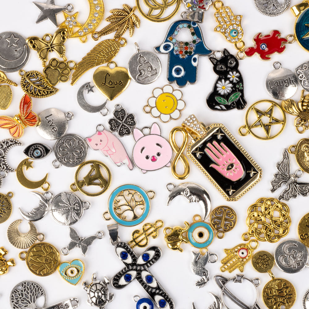 STAINLESS STEEL CHARMS ASSORTED