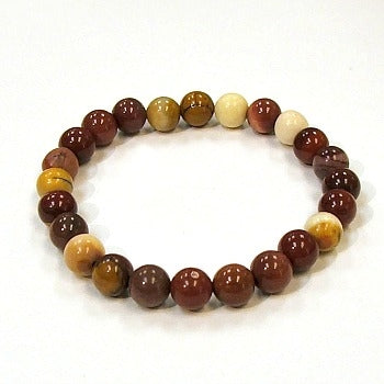 Mookite Jasper 8MM Round Beaded Bracelet