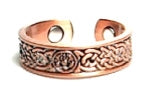 Pure Copper Ring With Magnetic Gauss Range 1200-1500 Style #CR341-AC