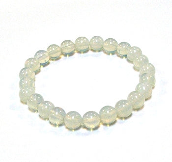 Opalite 8MM Round Beaded Bracelet