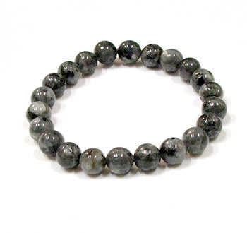 Larvikite (Blue Pearl) 8MM Round Beaded Bracelet