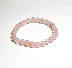 Rose Quartz XS Wrist 6mm Beaded Bracelets For Kids
