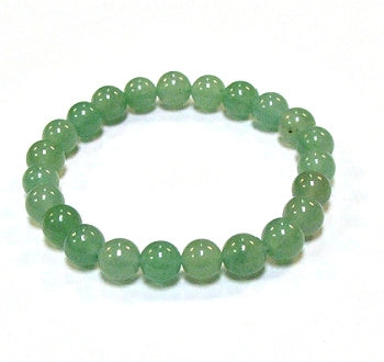 Green Aventurine 8MM Round Beaded Bracelet