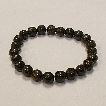 Bronzite 8MM Round Beaded Bracelet