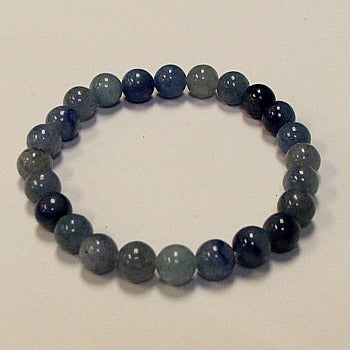 Blue Aventurine 8MM Beaded Bracelet