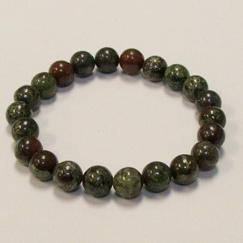 Dragon Blood Jasper 8MM Beaded Bracelet