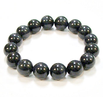 Blue Tiger Eye 12mm Round Beaded Bracelets