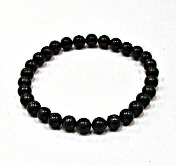 Shungite 6mm Beaded Bracelet