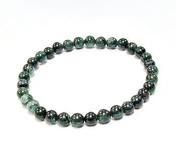 Emerald 6mm Round Beaded Bracelets South American