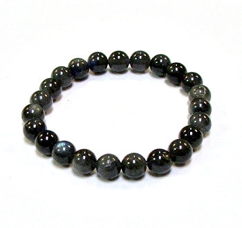 Labradorite Black Cats Eye Shine 8MM Round Beaded Bracelets