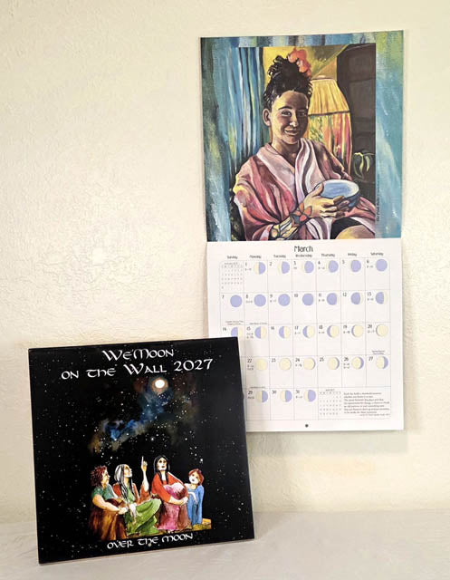 We'Moon on the Wall 2027 | Astrological Moon Phase Calendar