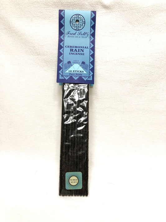 Ceremonial Rain Pure Resin Incense 10 Sticks Per Pack