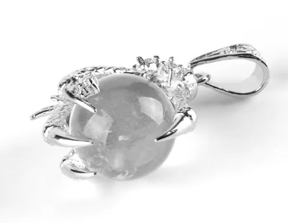 Sphere Dragon Claw / Paw Plated Pendant